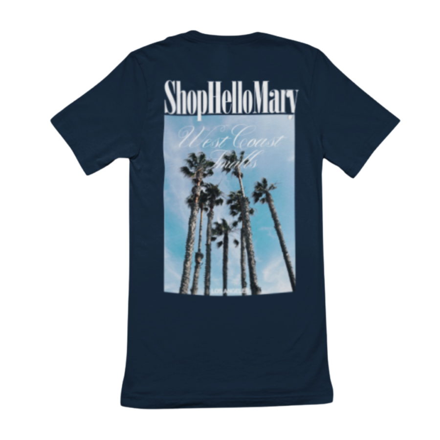 West Coast Palms T-Shirt, Navy